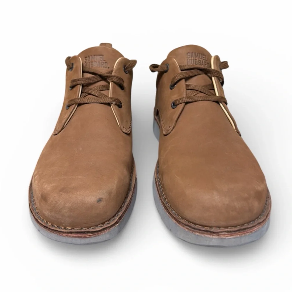 Samuel Hubbard Hubbard Free brown Nubuck Leather Walking Shoes Size 11